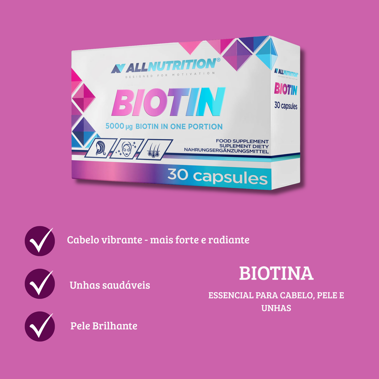ALL NUTRITION BIOTIN 30CAPS