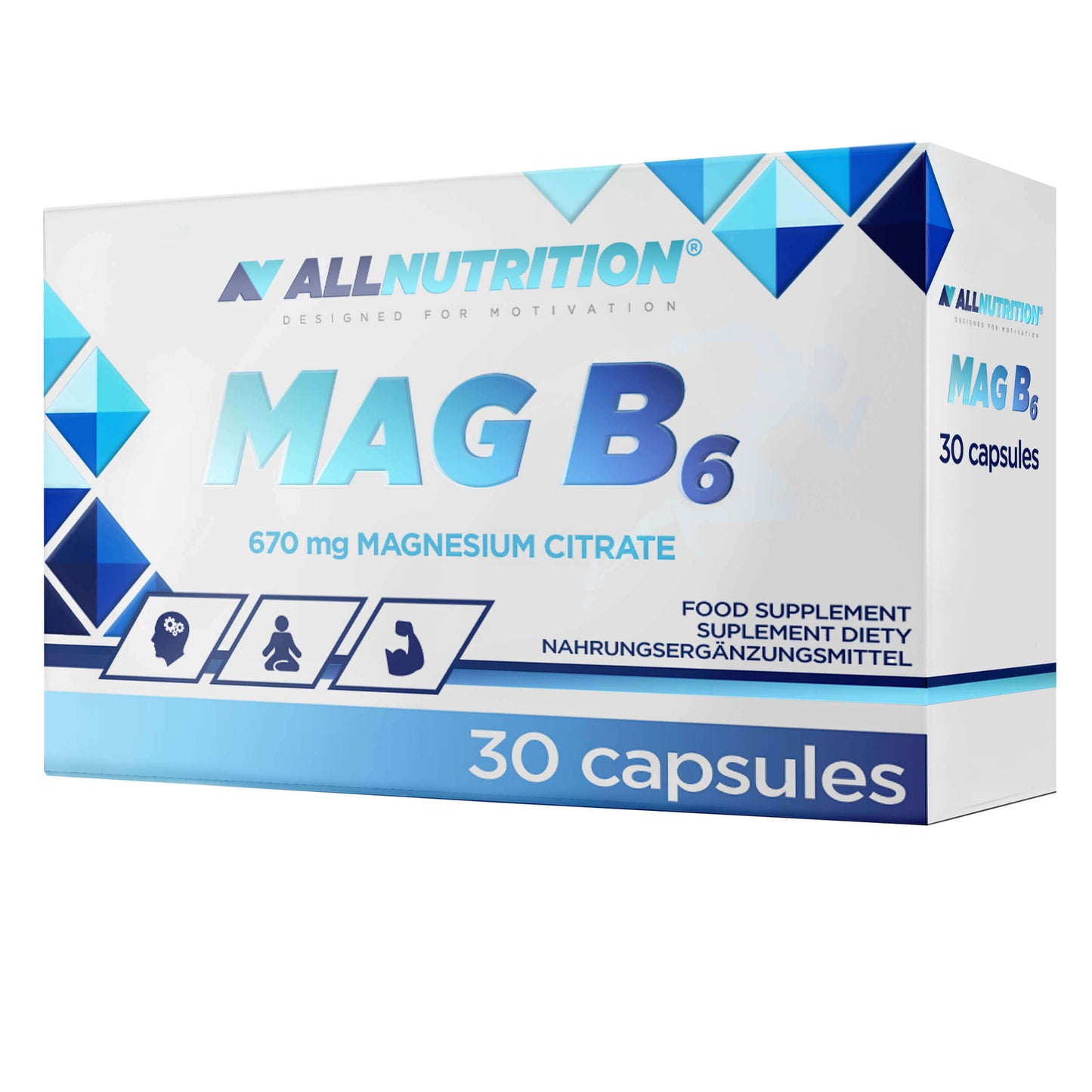 ALL NUTRITION MAG+B6 30 CAPS