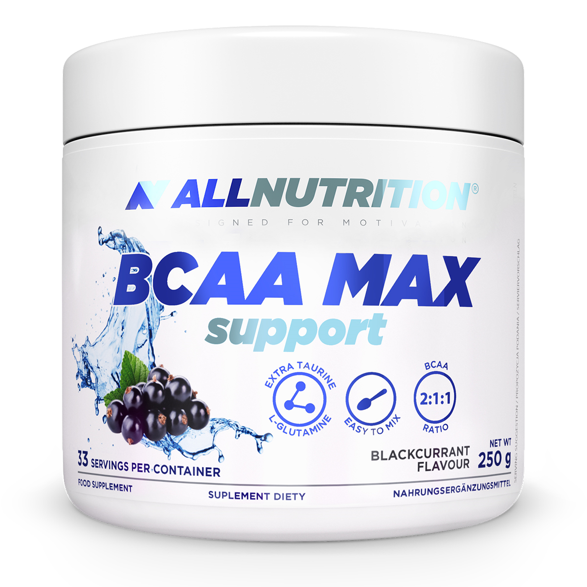 ALLNUTRITION BCAA MAX SUPPORT 250GR